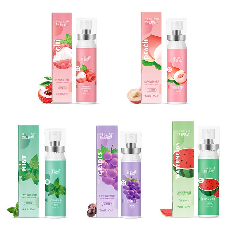 Mouth Freshener Spray Factory - OEM Peach Lemon Flavor