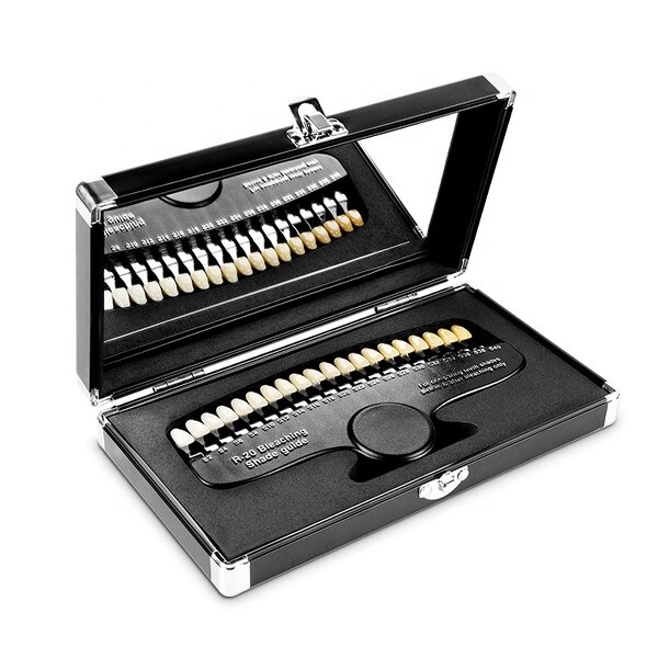 Tooth Shade Guide Supplier - Professional R20 with Mirror Luxury Case