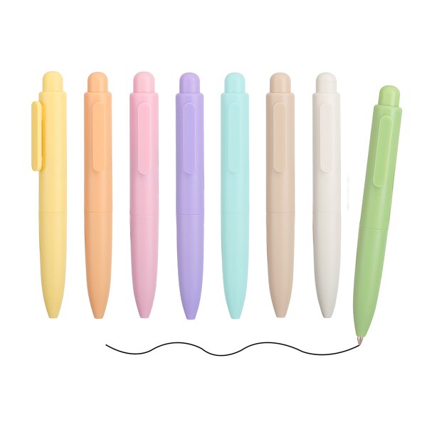 Gel Ink Pen Manufacturer - OEM Cheap Custom Logo Mini Pocket 0.5mm Pink Blue Orange