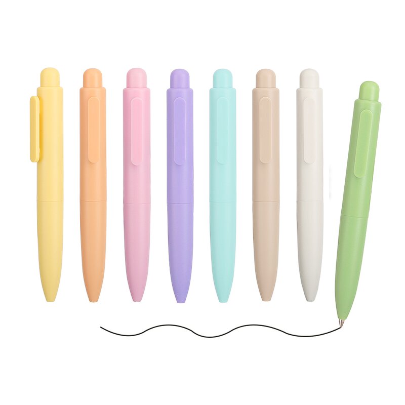 Gel Ink Pen Manufacturer - OEM Cheap Custom Logo Mini Pocket 0.5mm Pink Blue Orange
