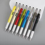 Multifunction Tool Pen Supplier - OEM 6 in 1 Stylus with Plastic Metal Touch Custom