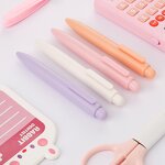 Mini Gel Pens Factory - OEM Pink Cute Custom Logo 0.5mm Short Black Plastic Fat