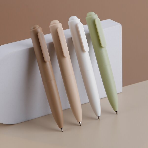 Gel Ink Pen Supplier - OEM Custom Logo Pink Blue Mini Pocket 0.5mm Black Plastic