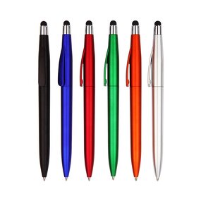 Ballpoint Pen Manufacturer - OEM Custom Logo 2 in 1 Multi-function Short With Touch