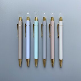 Metal Pen Clip Factory - OEM High Quality Gold Hexagon Gifts With Logo