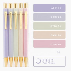 Ball Pen Manufacturer - OEM Hot Sale Luxury 50-colors Plastic Gold Hexagon Gifts