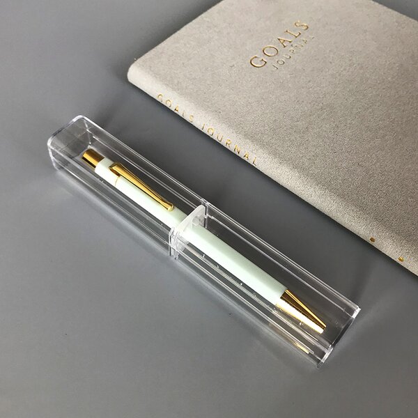 Metal Pen Clip Supplier - OEM High Quality Gold Hexagon Gifts With PVC Box