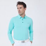 Men's Golf Shirt Manufacturer - Jersey Polo Outdoor Pique Performance Long Sleeve