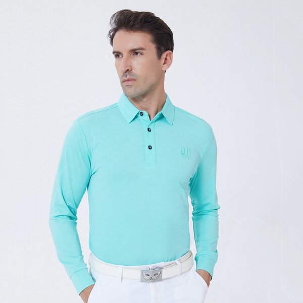 Men's Golf Shirt Manufacturer - Jersey Polo Outdoor Pique Performance Long Sleeve