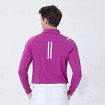 Long Sleeve Golf Shirt Supplier - Quick Dry UPF 50 Stretch Fabric Essential