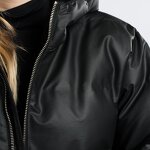 Biker Custom Coat Supplier - EQ-WJ4 Factory Directly Waterproof Zip up Hooded