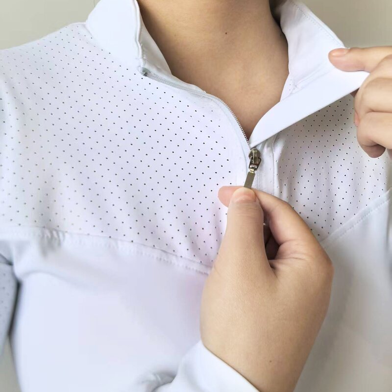 Equestrian Show Shirt Manufacturer - OEM/ODM Women Professional Long Sleeve Inventory