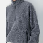 Equestrian Fleece Sweater Manufacturer - Winter New Arrival Long Sleeve 1/2 Zip