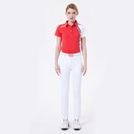 Women's Golf Pants Supplier - Tapered Plaid Stretch Khaki Tech Relaxed Fit