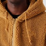 Winter Hoodie Supplier - Custom Zip up Thick Oversized Fluffy Fur Fleece