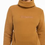 Fleece Sweatshirt Factory - Custom Women Essential Turtleneck Oversized Pocket