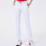 Women's Golf Pants Supplier - Tapered Plaid Stretch Khaki Tech Relaxed Fit