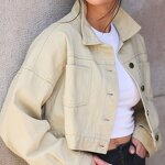 Equestrian Jacket Manufacturer - Long Live Cowgirls Cropped Embroidery Denim