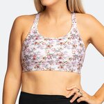 Nursing Bra Manufacturer - Custom Printed Breastfeeding Active Top Floral Print