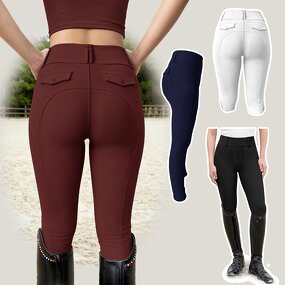 Equestrian Breeches Factory - Custom Logo Lady Competition Jodhpurs Riding Pants