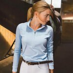 Show Jumping Shirt Supplier - OEM/ODM Breathable Mesh Quick Dry Long Sleeve