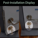 Double Open Nickel Cylinder Factory - BBDHOME Wooden Door Satin Nickel Lock