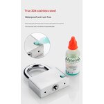 Stainless Steel Padlock Supplier - High-quality Chrome Plated 304 Vane Square