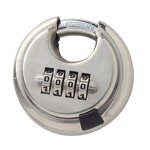 Disc Padlock Manufacturer - Safely Code Lock 4 Dial Digit Weatherproof