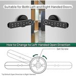Hotel Smart Door Handle Supplier - BBDHOME Single Latch Digital Passcode
