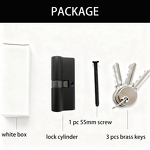 Double Open Lock Cylinder Supplier - BBDHOME Security Wooden Door Aluminum