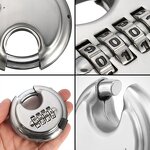 Stainless Steel Discus Lock Supplier - 70 Diskus Keyless 4 Digit Combination