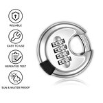 Disc Padlock Manufacturer - Safely Code Lock 4 Dial Digit Weatherproof
