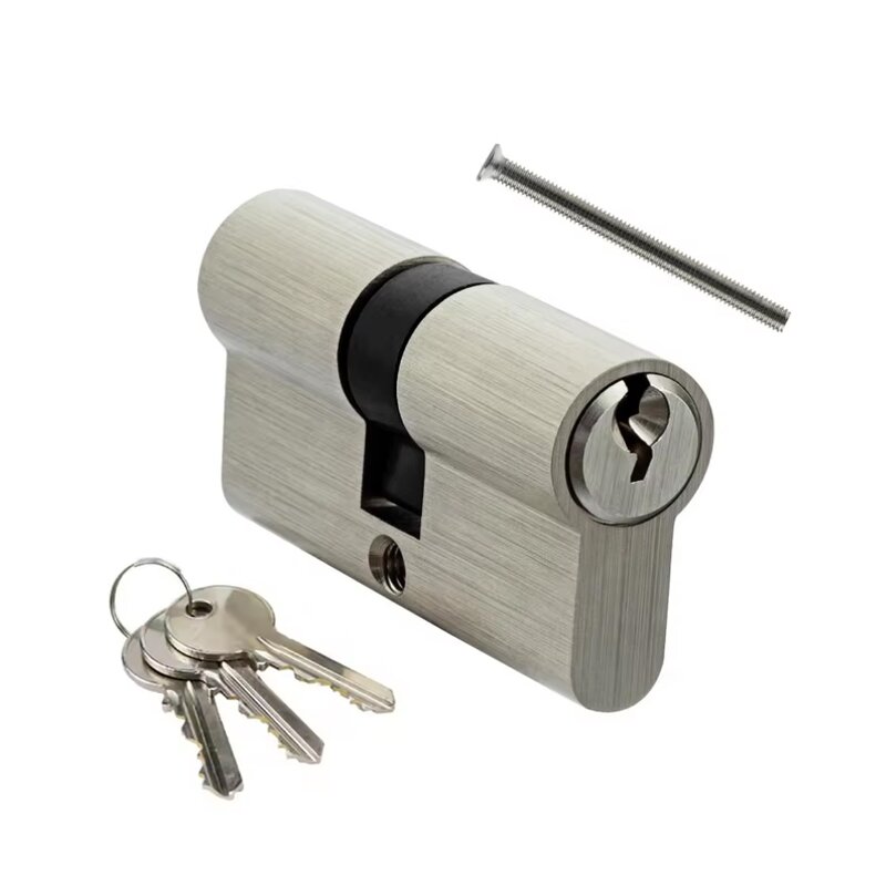 Euro Door Cylinder Factory - Security Brass 70 80 90mm Mortise Lock Cylinder