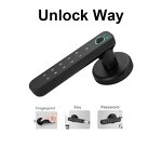 Hotel Smart Door Handle Supplier - BBDHOME Single Latch Digital Passcode