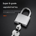 Stainless Steel Padlock Supplier - High-quality Chrome Plated 304 Vane Square