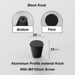 Aluminium Profile Handle Supplier - Brass Gold Color Flat Solid Design Modern