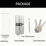 Double Open Nickel Cylinder Factory - BBDHOME Wooden Door Satin Nickel Lock
