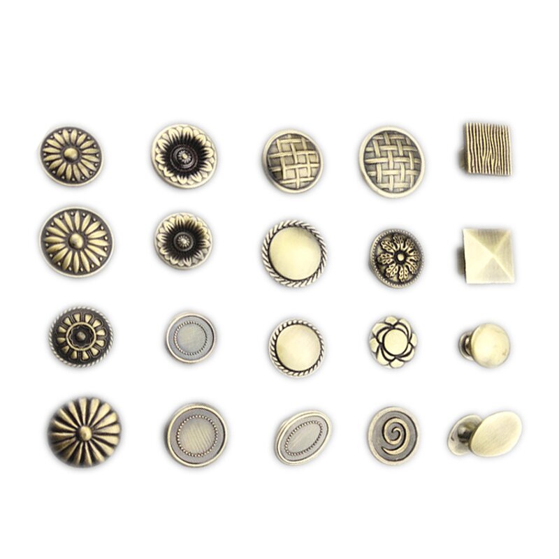 Cabinet Knob Factory - Top Saling Zinc Alloy Antique Brass Round Knob