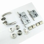 Euro Mortise Lock Set Supplier - OEM/ODM Three-point Locks with Pull Handle