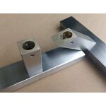 Diagonal Door Handle Manufacturer - 304 Stainless Steel Commercial Glass