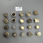 Cabinet Knob Factory - Top Saling Zinc Alloy Antique Brass Round Knob