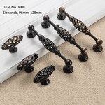 Antique Cabinet Handle Manufacturer - American Black ORB Single Hole Bird Cage