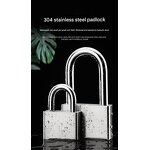 Stainless Steel Padlock Supplier - High-quality Chrome Plated 304 Vane Square