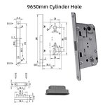 Magnetic Lock Manufacturer - New Italian Design for Interior Door Passage
