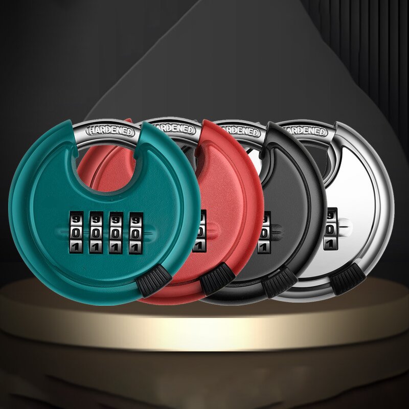 American Disc Padlock Manufacturer - 4-Digit Combination Anti-Cutting 304 Diskus