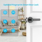 Keyless Door Knob Supplier - Entry Bedroom Hotel Office Biometric Passcode