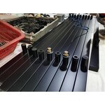 H-shape Door Handle Manufacturer - Black 201 304 SS Stainless Steel Square