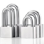 Stainless Steel Padlock Supplier - High-quality Chrome Plated 304 Vane Square