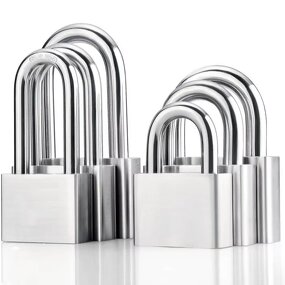 Stainless Steel Padlock Supplier - High-quality Chrome Plated 304 Vane Square
