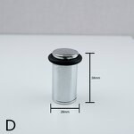 Door Stopper Factory - Hardware Zinc Alloy Rubber Door Stopper